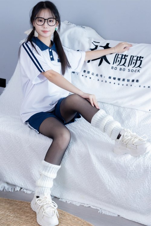 甜甜圈 校服运动鞋薄黑丝袜套