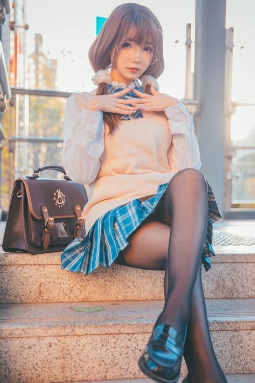 雪晴 夕阳学妹