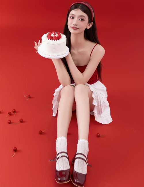 车厘子肖像写真 可爱牙牙子